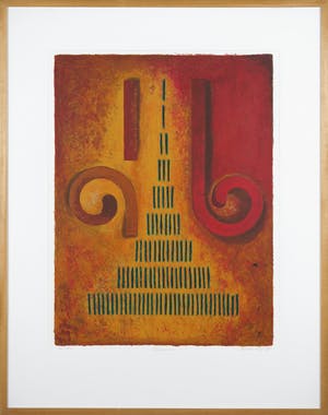 Jan van Delft - Zeefdruk, Fibonacci - Ingelijst kopen? Bied vanaf 1!