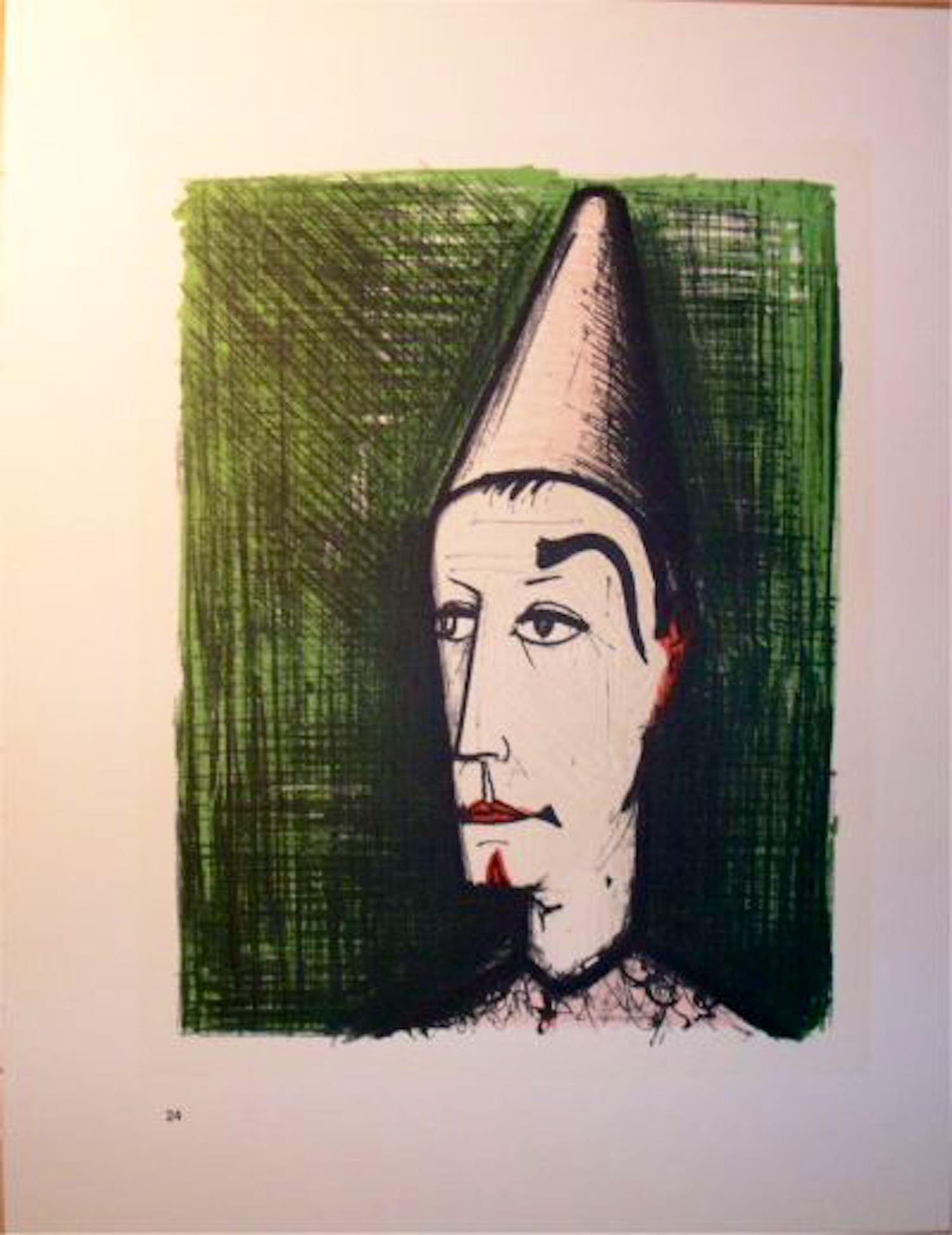 Bernard Buffet - Kleurenlitho THE CLOWN kopen? Bied vanaf 35!