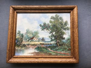 Niet of onleesbaar gesigneerd - Boerderij aan water kopen? Bied vanaf 1!