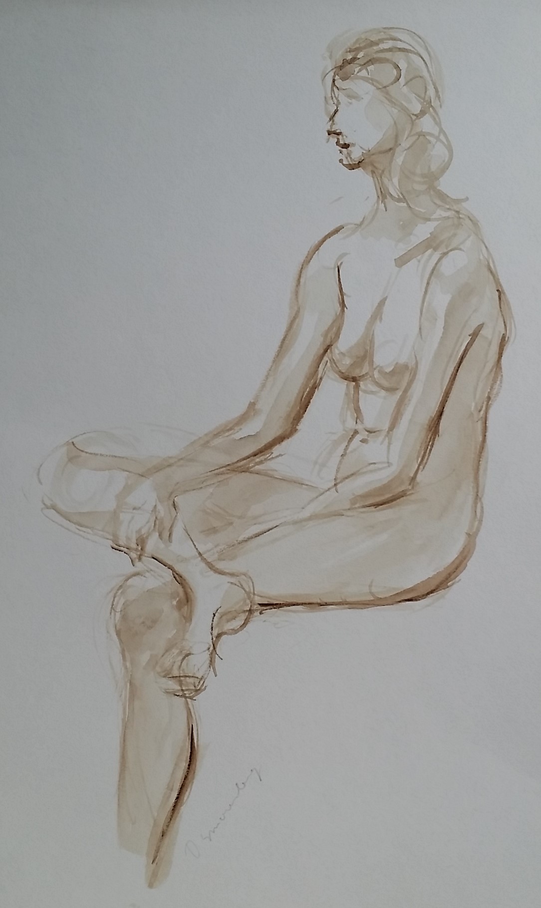 Dirk Smorenberg - aquarel op papier kopen? Bied vanaf 25!