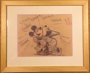 Niet of onleesbaar gesigneerd - Mickey en Minnie Mouse 39/3 - Smack, smack verkocht voor € 1!