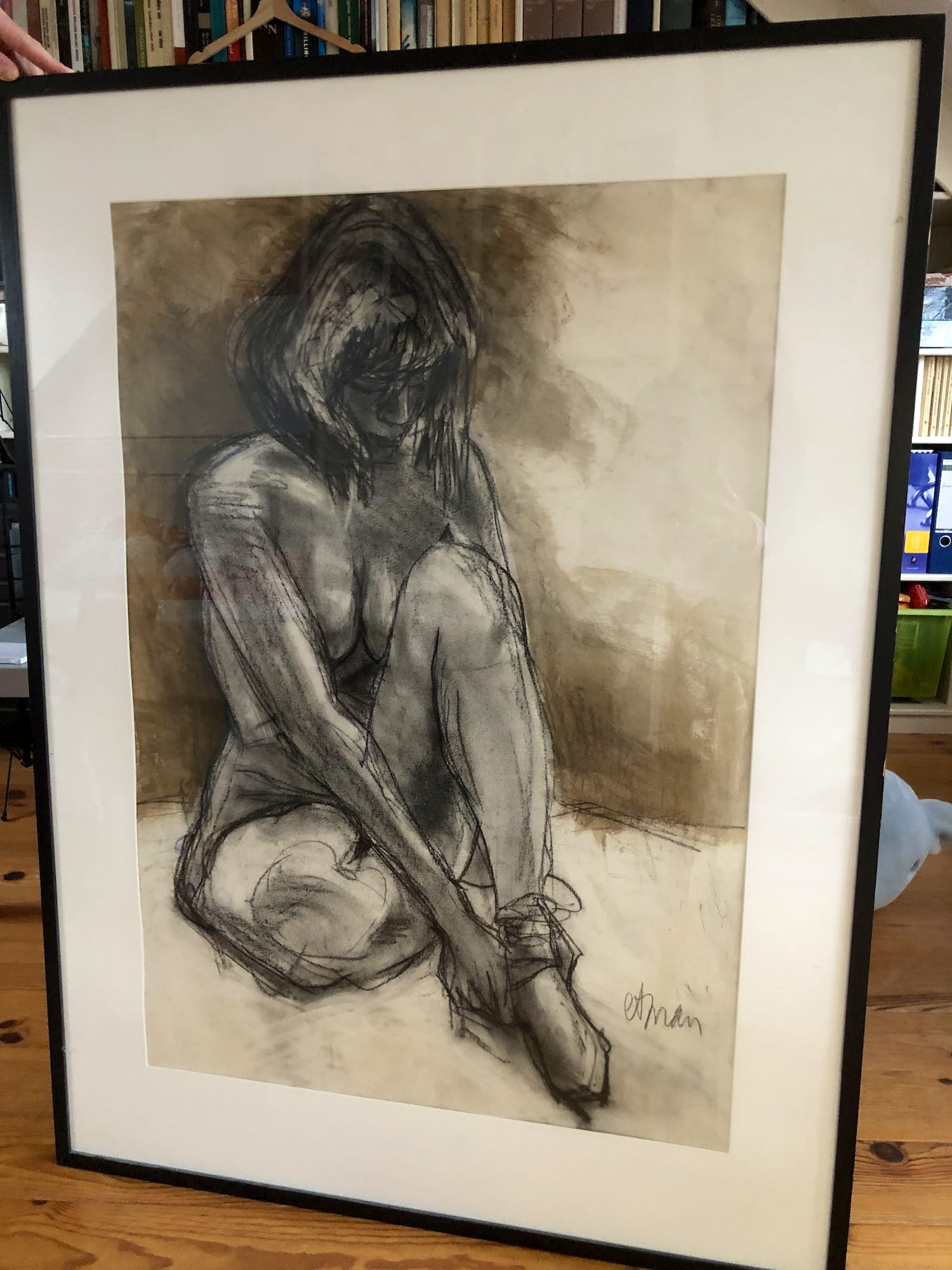 Ton Etman - Naakte danseres in bruintinten verkocht voor € 50!
