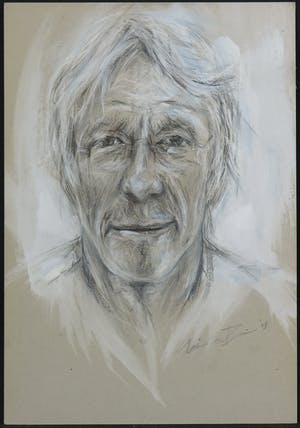 Wim de Bruin - Gemengde techniek op karton, Freek de Jonge kopen? Bied vanaf 1!