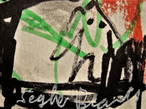 Niet of onleesbaar gesigneerd - Intrigerende expressionistische Abstract - gemengde techniek - gesigneerd kopen? Bied vanaf 10!