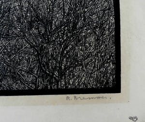Rudolf Bremmer - Houtsnede kopen? Bied vanaf 45!