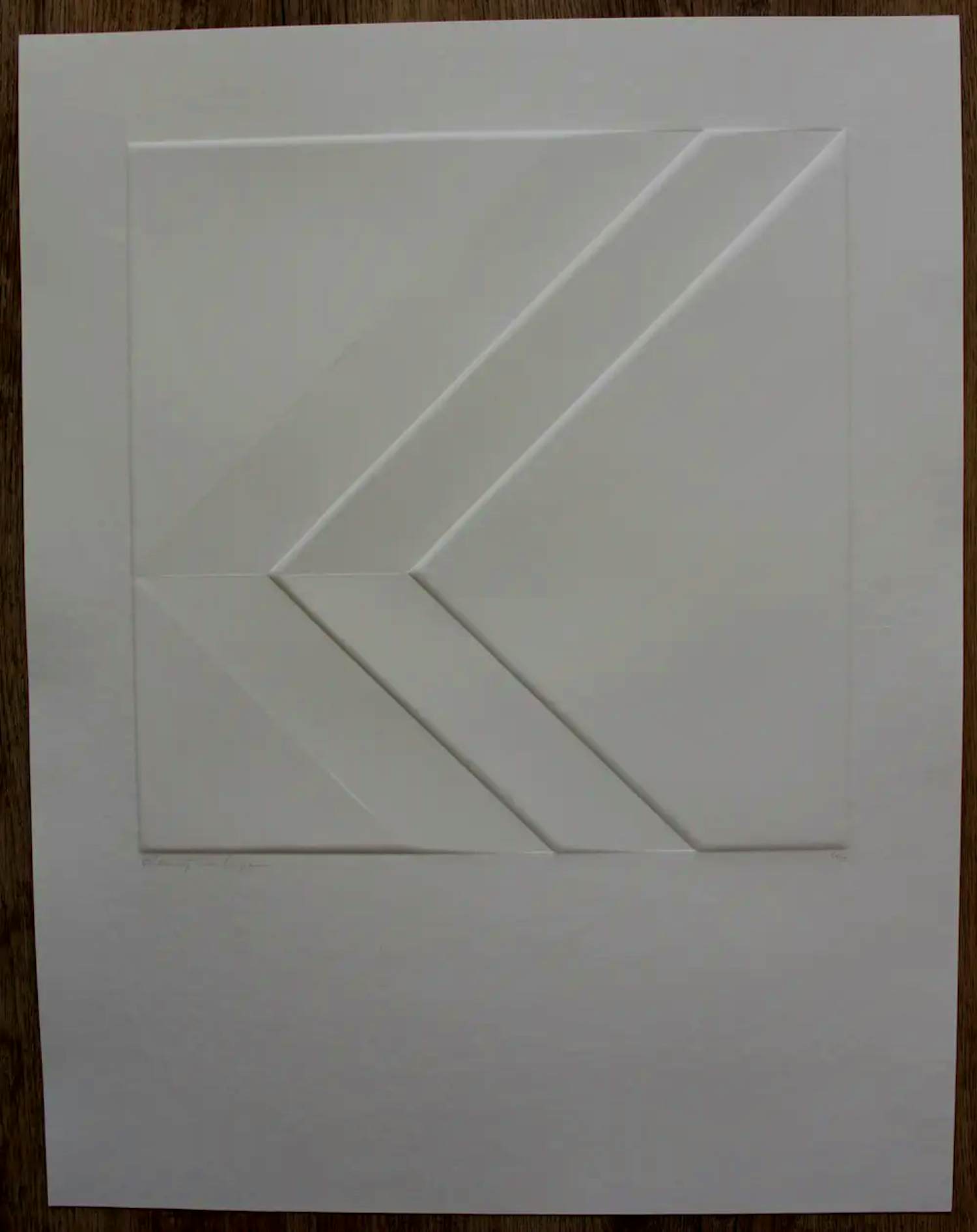 Harry van Kuyk - Reliëfdruk: Geometrische compositie kopen? Bied vanaf 195!