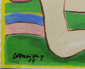 Corneille - Terragravure op doek, Cats in Love VIII - Ingelijst kopen? Bied vanaf 300!