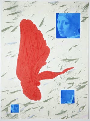 Herman van der Weert - Zeefdruk, Veer kopen? Bied vanaf 1!