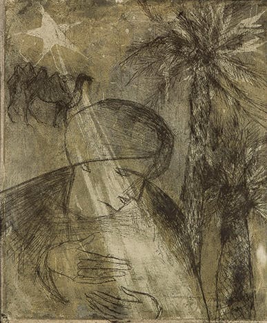 Ria Exel - Kleurets en aquatint - Evangelie van de heilige twaalven - BKR Den Haag kopen? Bied vanaf 10!