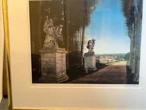 Carel Willink - Zeefdruk - Gezicht op Chateau Dampierre verkocht voor € 325!
