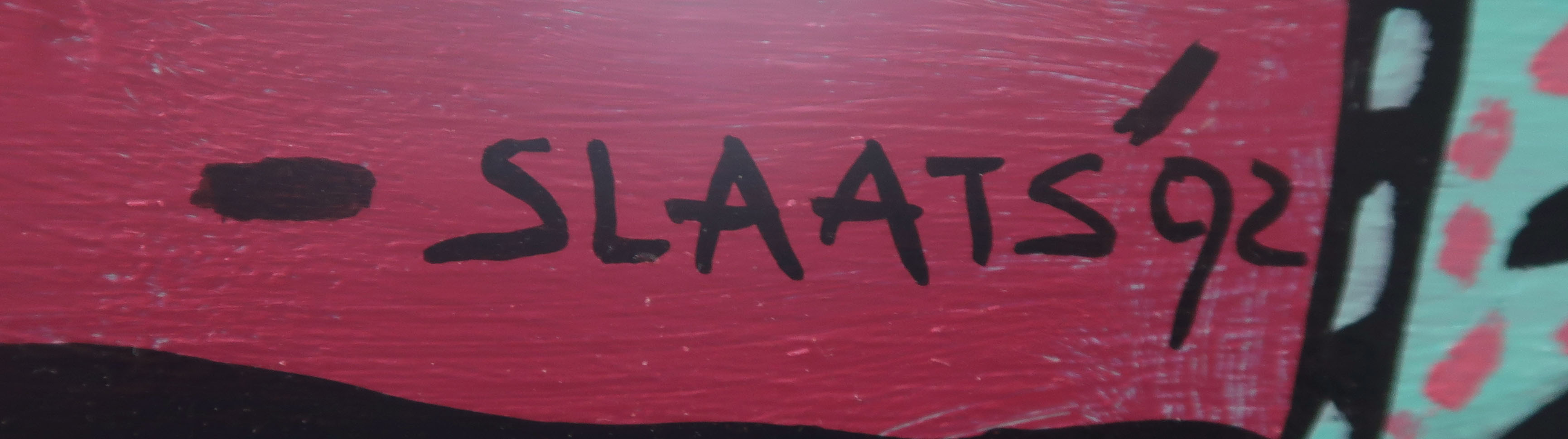 Miriam Slaats - Acryl op hout, Stoel kopen? Bied vanaf 1!