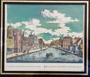 Niet of onleesbaar gesigneerd - 3 stadsgezichten kopen? Bied vanaf 1!