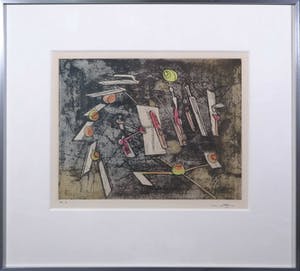 Roberto Matta - Ets, Zonder titel - Ingelijst kopen? Bied vanaf 100!