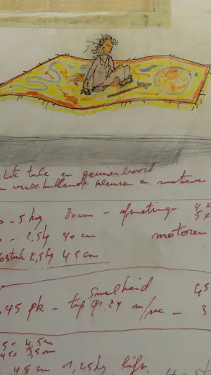 Panamarenko - Vliegend tapijt kopen? Bied vanaf 175!