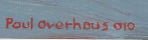 Paul Overhaus - Olieverf op board, Boom- Ingelijst kopen? Bied vanaf 1!
