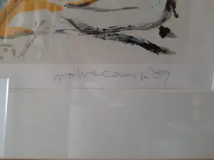 Theo Wolvecamp - grote zeefdruk: 'De roddelaars' - 1989 kopen? Bied vanaf 450!