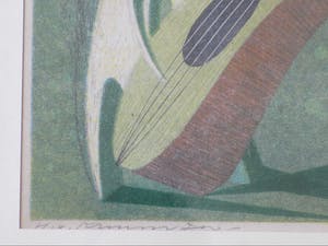 Harry van Kruiningen - De Gitaarspeler - Kleurenlitho kopen? Bied vanaf 85!