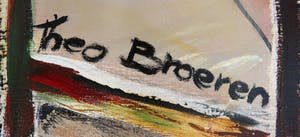 Theo Broeren - Acryl op doek, Roze voor de spiegel (Zeer groot) kopen? Bied vanaf 200!