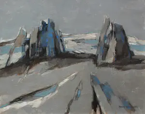 Harry van der Wee - Olieverf op doek: landschap kaufen? Bieten Sie von 69!