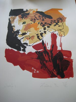 Marli Hommel - Drieluik zeefdruk Wildlife 1 & Wildlife 2 & Wildlife 3 kopen? Bied vanaf 500!