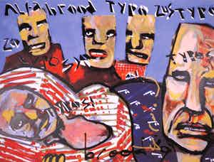 Herman Brood - Zeefdruk, Alfa Bites verkocht voor € 150!