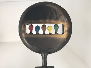 Corry Ammerlaan - Sculptuur “ Kijk in de toekomst ! “ kopen? Bied vanaf 30!