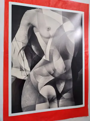 Lidiia Khaikara - Abstracte Naakt 3 - INGELIJST kopen? Bied vanaf 100!
