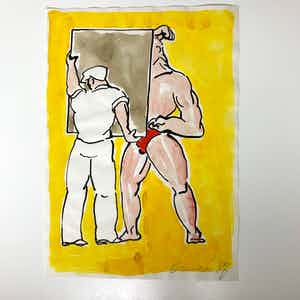 Bruneau - Zonder titel verkocht voor € 75!