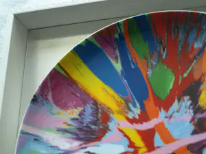 Damien Hirst - Porseleinen bord , Amore, Gasp, Eyes Going into Top of Head and Fluttering kopen? Bied vanaf 1!