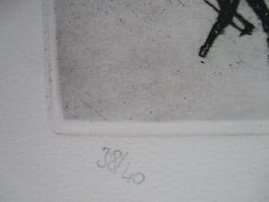 Max Uhlig - Ets "Kop Miles Davis" MET BOEK! kopen? Bied vanaf 135!