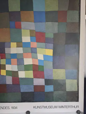 Paul Klee - Bluhendes. Grote affiche. Drukgesigneerd. kopen? Bied vanaf 99!
