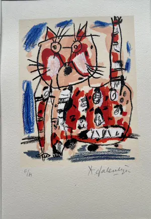 Kees Salentijn - Zeefdruk op geschept papier kopen? Bied vanaf 50!