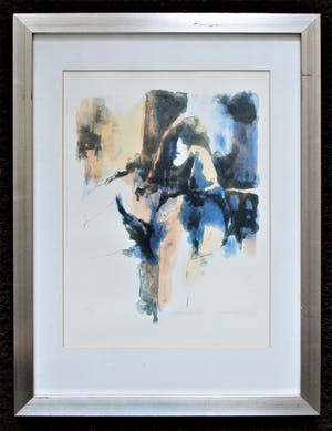 Buy Hans Vanhorck - Aandacht - litho nr.50/50 - incl. catalogus uit de tijd (1987)? Bid from 1!