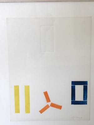 JCJ VANDERHEYDEN - gemengde techniek ( preeg en monoprint) kopen? Bied vanaf 495!