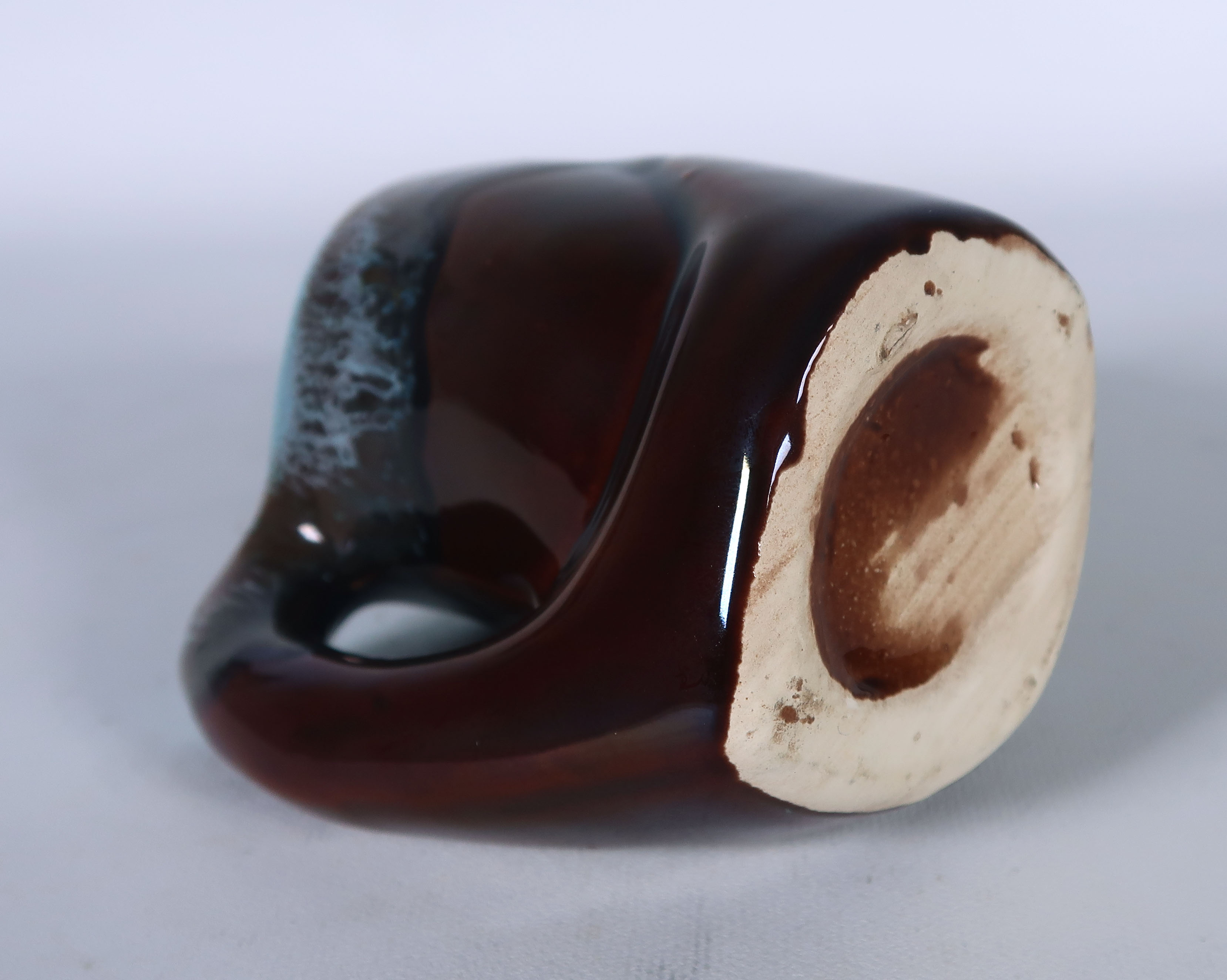 Vallauris Keramiek - Geglazuurd keramiek, Bruin en blauw servies kopen? Bied vanaf 35!