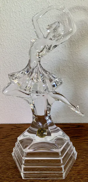 Niet of onleesbaar gesigneerd - RCR Royal Crystal Rock - Sculpture Ballet danseres, sierlijke houding - Kristal kopen? Bied vanaf 1!
