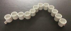 Niet of onleesbaar gesigneerd - EHLEN JOHANSSON - Twaalf waxinelichthouders kopen? Bied vanaf 1!