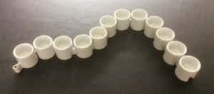 Niet of onleesbaar gesigneerd - EHLEN JOHANSSON - Twaalf waxinelichthouders verkocht voor € 1!