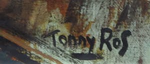 Tonny Ros - Olieverf op doek, Stilleven - Ingelijst kopen? Bied vanaf 10!