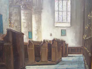 Albert Torringa - Kerktinterieur kopen? Bied vanaf 50!