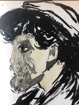 Kees van Dongen - Pochoir - Portrait d'homme kopen? Bied vanaf 65!