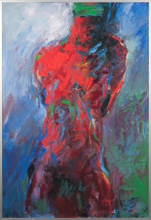 Franscz Witte - Acryl op karton, Emotie II - Ingelijst kopen? Bied vanaf 50!