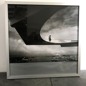 Jan Versnel - Shell, Amsterdam 1968 - ingelijst in aluminium Barth-lijst kopen? Bied vanaf 80!