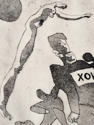 Lucebert - Een grote in 1967 gemaakte monochrome Ets "Vox" - bep. oplage (190) gesigneerd kaufen? Bieten Sie von 153!
