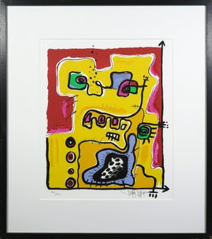 Patty Harpenau - Zeefdruk, Zonder titel - Ingelijst kopen? Bied vanaf 20!