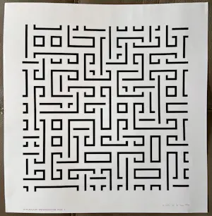 Jos De Mey - "Struktuur - Metamorfose Fase 3" - 1974 - 24/50 kopen? Bied vanaf 75!