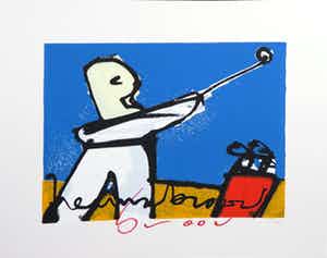 Herman Brood - Zeefdruk, De golver verkocht voor € 100!