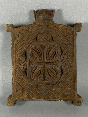 Ethiopie - 201202 - ANTIQUE Ethiopian African wooden 19th century coptic icon - Ethiopia. kopen? Bied vanaf 1!