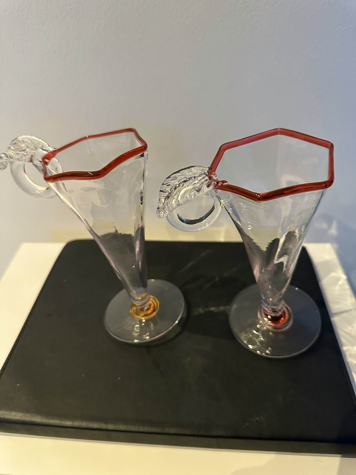 Borek Sipek - 2 decoratieve Sierglaasjes kopen? Bied vanaf 50!