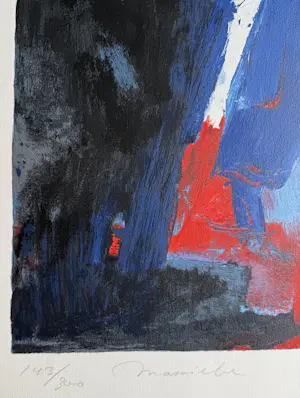 Charlotte Molenkamp - handgesigneerde zeefdruk | 'Zonder titel' | 1991 kopen? Bied vanaf 10!